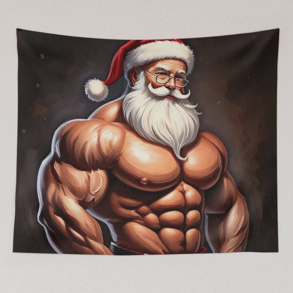Item preview, Modern Sexy Santa Claus designed and sold by ArtFactoryAI.
