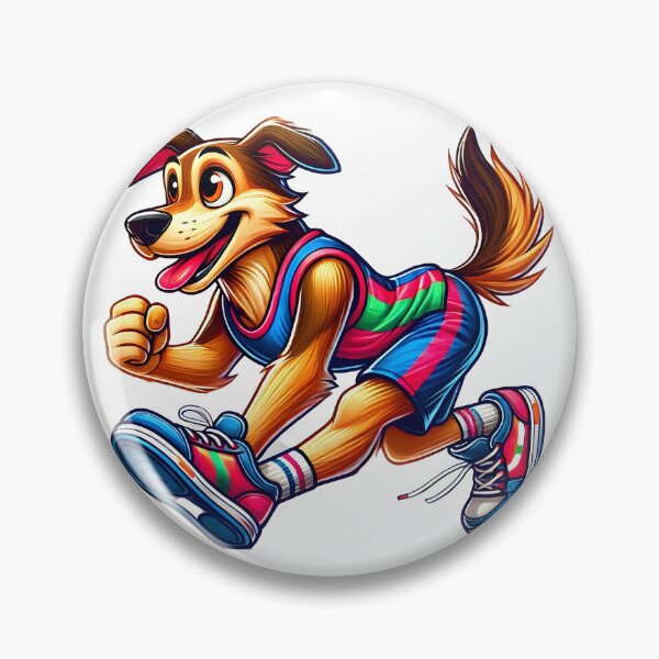 Item preview, Dog Jogging Art Design designed and sold by DesignHub.