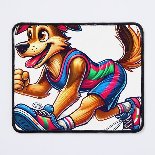 Item preview, Dog Jogging Art Design designed and sold by DesignHub.