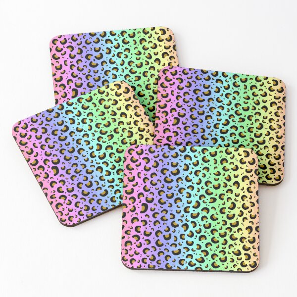 Item preview, Rainbow Color Leopard Spots- designed and sold by Sartoris Art.