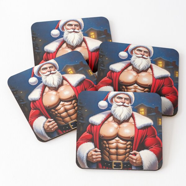 Item preview, Modern Sexy Santa Claus designed and sold by ArtFactoryAI.