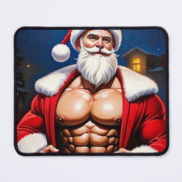 Item preview, Modern Sexy Santa Claus designed and sold by ArtFactoryAI.