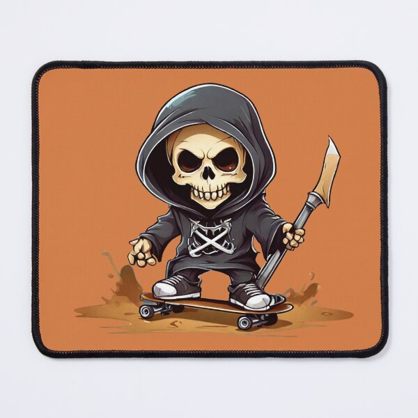 Item preview, Skateboarding Grim Reaper in Action designed and sold by NiRia Spot.