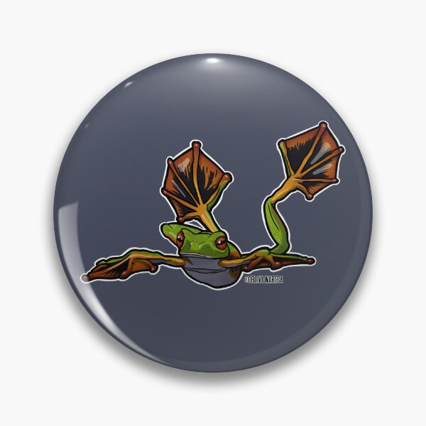 Item preview, Wallace's Flying Frog | Day 29 - Bat (frogtober24) designed and sold by OblivionArts4.