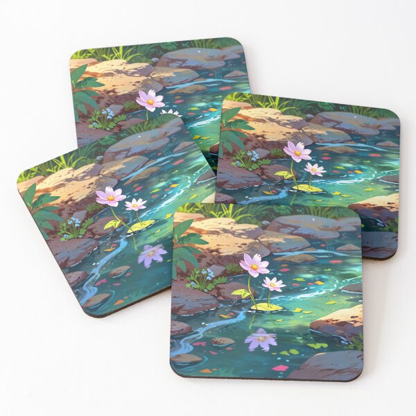 Item preview, Flower and stream. designed and sold by PatDoArt.
