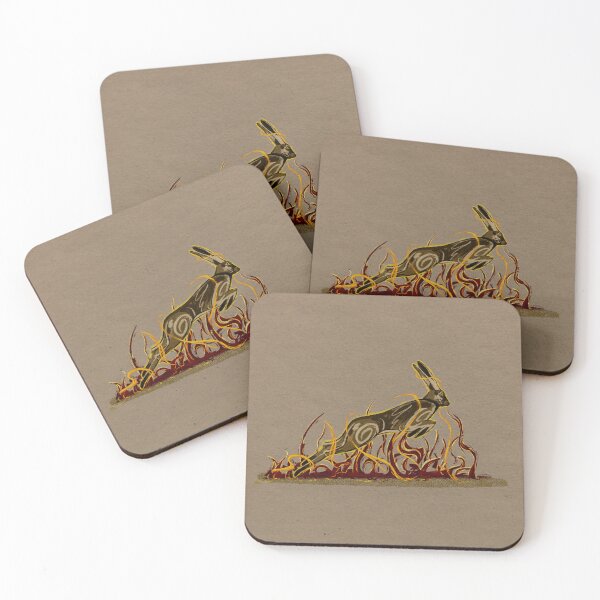 Item preview, The Hare Runs into the Fire designed and sold by FrancineCarrel.