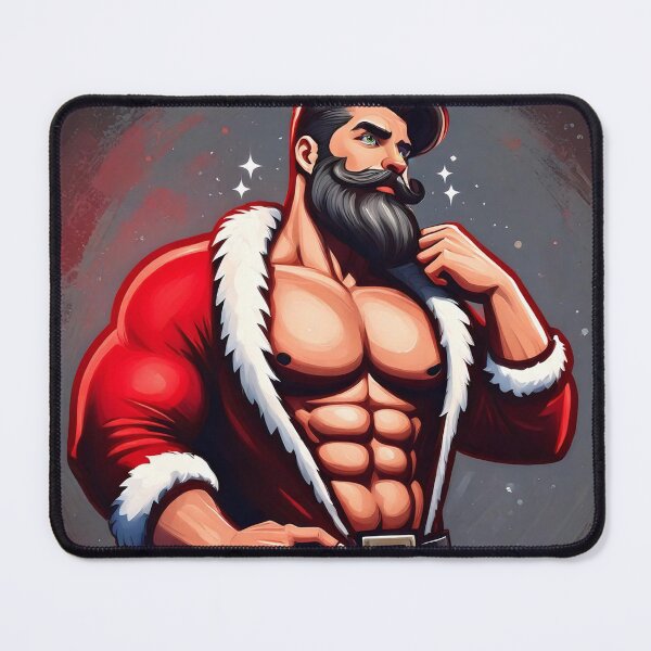 Item preview, Modern Sexy Santa Claus designed and sold by ArtFactoryAI.