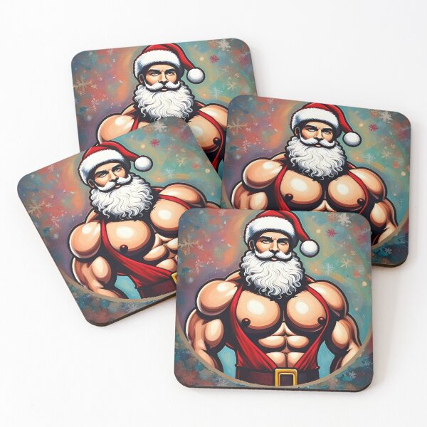 Item preview, Modern Sexy Santa Claus designed and sold by ArtFactoryAI.