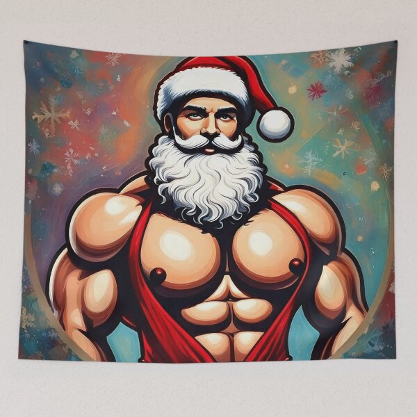 Item preview, Modern Sexy Santa Claus designed and sold by ArtFactoryAI.
