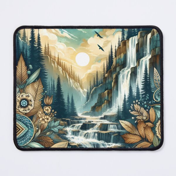 Item preview, Waterfall Dawn designed and sold by BreezyDawnDesigns.