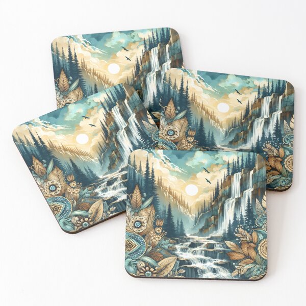 Item preview, Waterfall Dawn designed and sold by BreezyDawnDesigns.