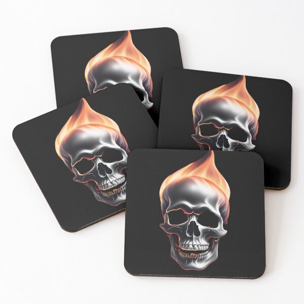 Item preview, Skull on fire designed and sold by Purr95.
