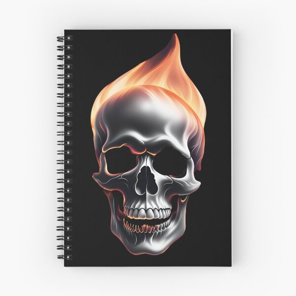 Item preview, Skull on fire designed and sold by Purr95.