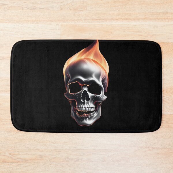 Item preview, Skull on fire designed and sold by Purr95.