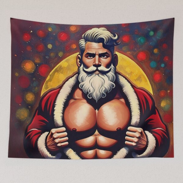 Item preview, Modern Sexy Santa Claus designed and sold by ArtFactoryAI.