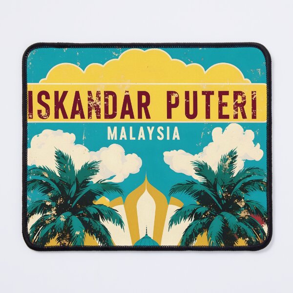 Item preview, Iskandar Puteri Malaysia Vintage Travel Tourism designed and sold by TravelersGems.