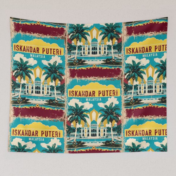 Item preview, Iskandar Puteri Malaysia Vintage Travel Tourism designed and sold by TravelersGems.