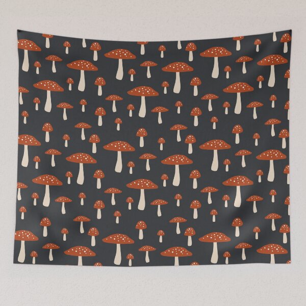 Item preview, Amanita muscaria mushroom pattern designed and sold by MarleinWinter.