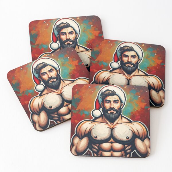 Item preview, Modern Sexy Santa Claus designed and sold by ArtFactoryAI.