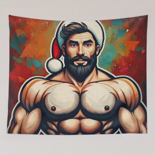 Item preview, Modern Sexy Santa Claus designed and sold by ArtFactoryAI.