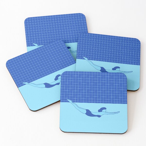 Item preview, Jumping swimmer in the pool designed and sold by bigmoments.