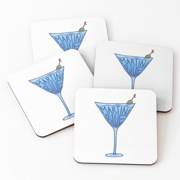 Item preview, Martini Blue - DPR LIVE designed and sold by greentabletop.