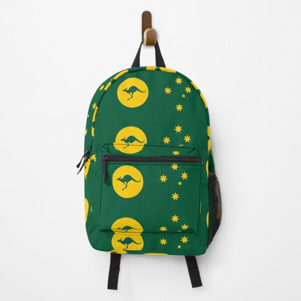 Item preview, Australia Kangaroo Sun Flag. Green and gold Southern Cross. designed and sold by Kangaroo Sun.