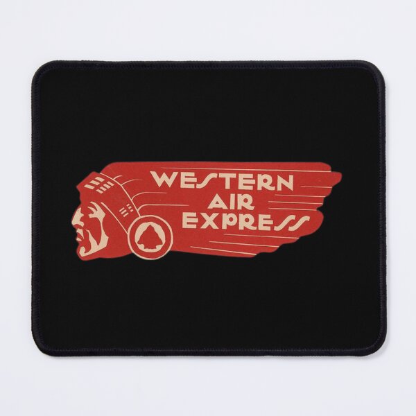 Item preview, Western Air Express Vintage Luggage Label designed and sold by FutureTraveller.