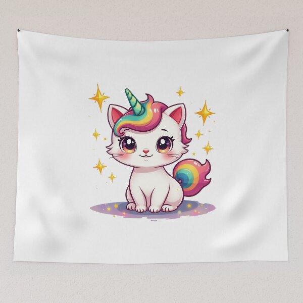 Item preview, cat unicorn designed and sold by jkrphoto.