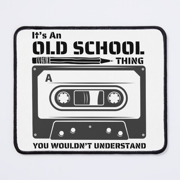 Item preview, It's an old school thing, you wouldn't understand. vintage pattern designed and sold by AccessibleShop.