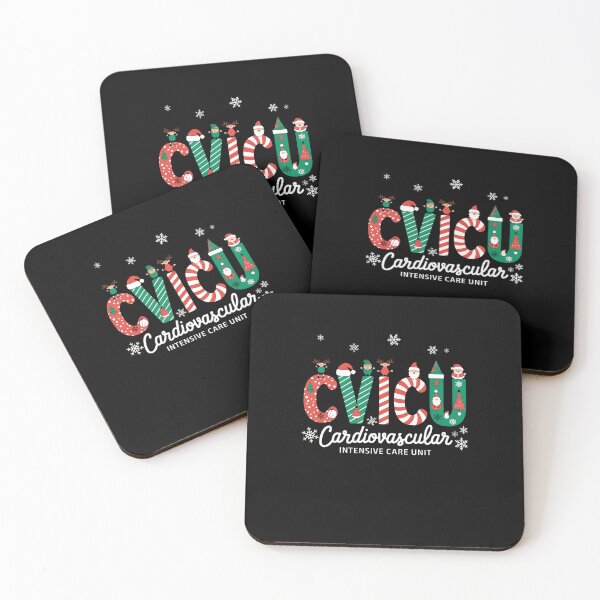 Item preview, Funny Cardiac Christmas Crew CVICU Cardiology Christmas designed and sold by ArtByKatti.
