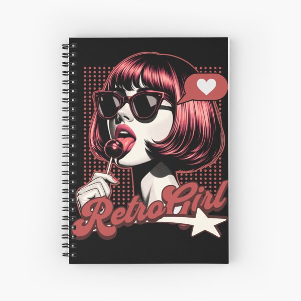 Item preview, Retro Girl Licking Lollypop designed and sold by CoolestStaff.