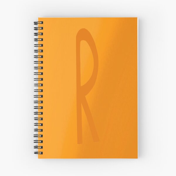 Item preview, R naranja con fondo degradado designed and sold by MusicQueen17.