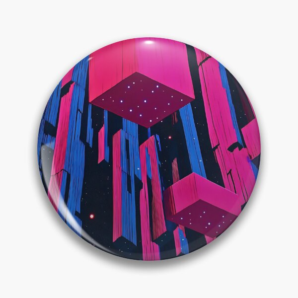 Item preview, Sci-Fi Retro Vibes Geometric Pattern   designed and sold by HausKatz.