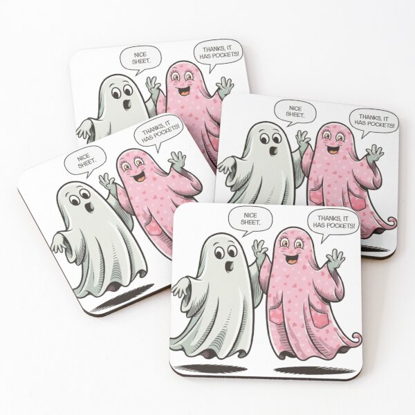 Item preview, Cute Halloween Ghosts with Pockets - Fun & Whimsical Design designed and sold by GemBob Creations.