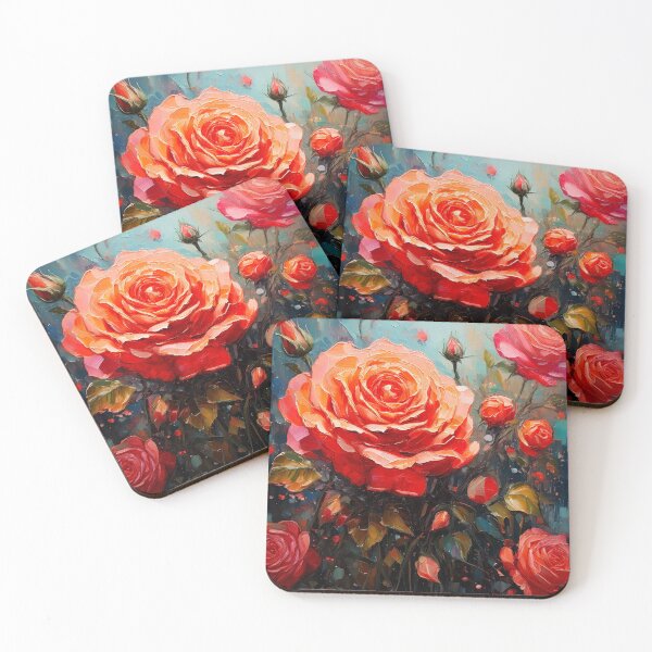 Item preview, Abstract Roses designed and sold by ArtFactoryAI.