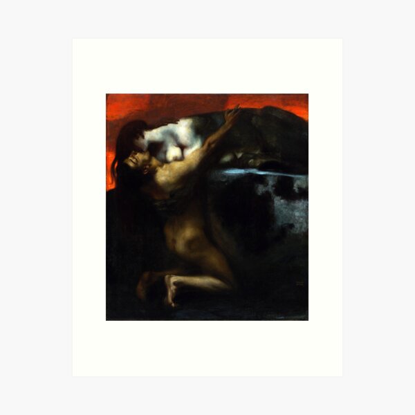 Item preview, Kiss of the Sphinx - Franz von Stuck designed and sold by forgottenbeauty.