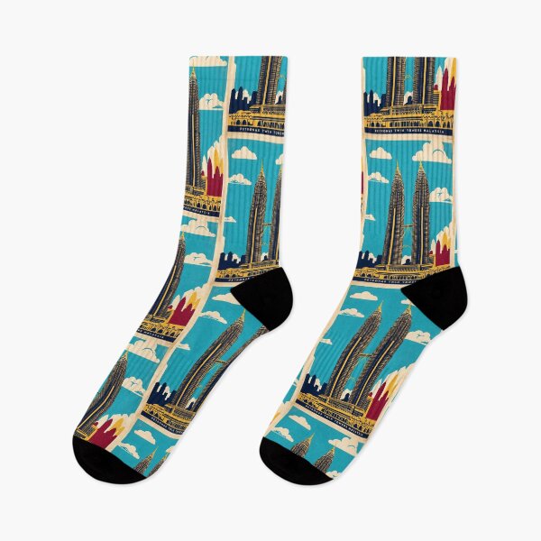 Item preview, Petronas Twin Towers Malaysia Vintage Travel Tourism designed and sold by TravelersGems.