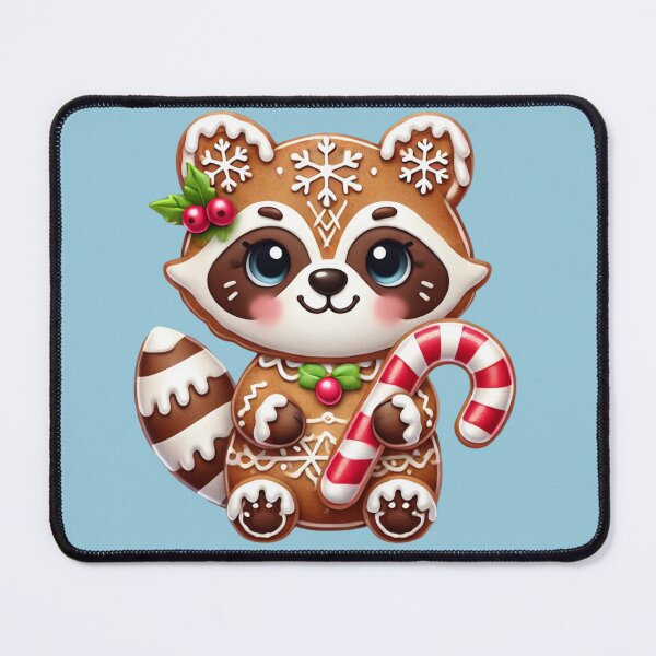 Item preview, Gingerbread raccoon christmas cookie lovers designed and sold by Meandmyshop.