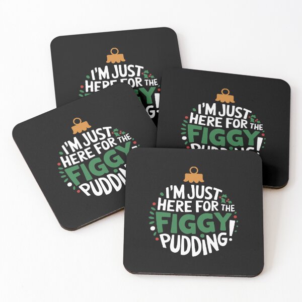 Item preview, I'm Just Here for the Figgy Pudding Christmas designed and sold by These_Prints.