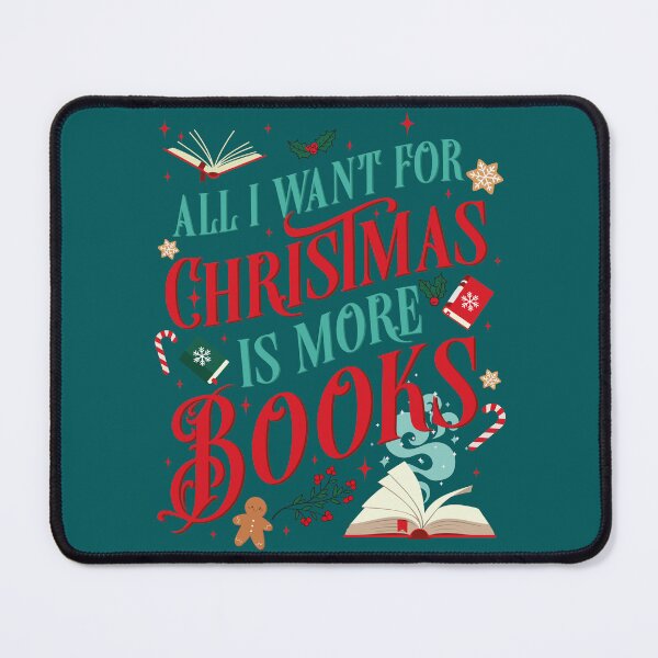 Item preview, All I want for Christmas is more books designed and sold by h-helladesign.