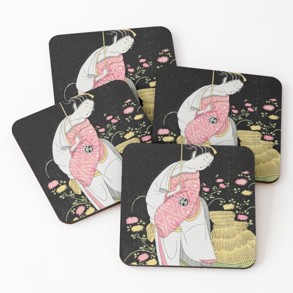 Item preview, Japanese woman with umbrella by Ippitsusai Bunchō designed and sold by My Artprintz.