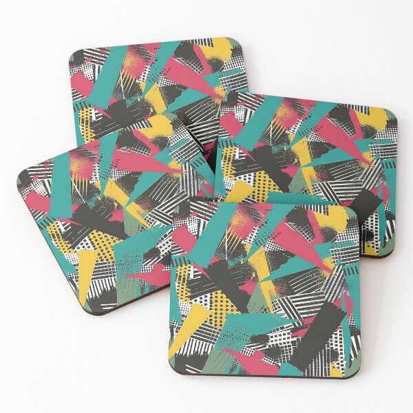 Item preview, Retro Punk 80's Colorful and Wild Abstract Pattern designed and sold by HausKatz.