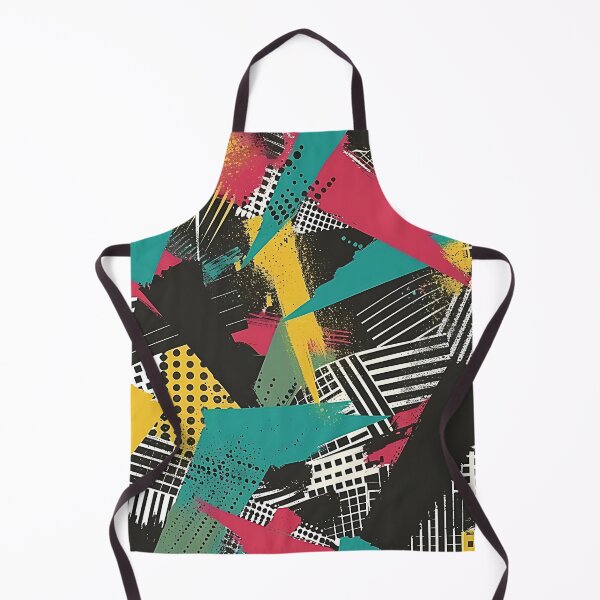 Item preview, Retro Punk 80's Colorful and Wild Abstract Pattern designed and sold by HausKatz.