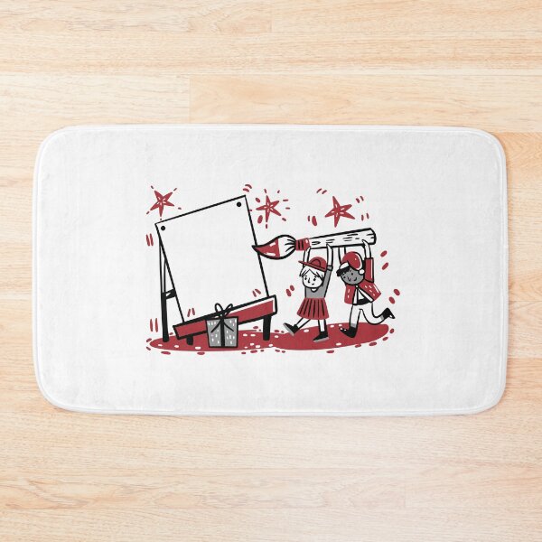 Item preview, Christmas elves creating art! designed and sold by jasmineberry.