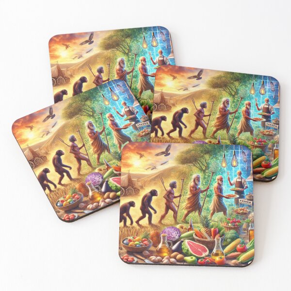 Item preview, The evolution of food is human evolution. designed and sold by signumm.