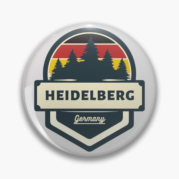 Item preview, Heidelberg Germany Retro Vintage Badge designed and sold by World Designs.