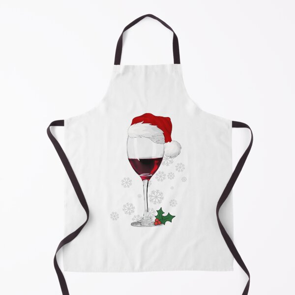 Item preview, merry chrismas wine glass designed and sold by RunningJoke.