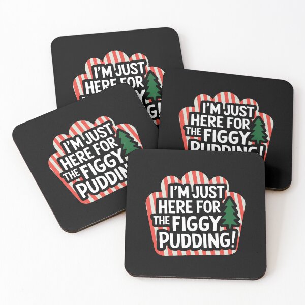 Item preview, I'm Just Here for the Figgy Pudding Christmas designed and sold by These_Prints.