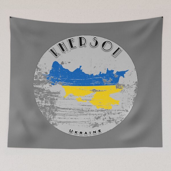 Item preview, Kherson Ukraine Flag Worn  designed and sold by World Designs.